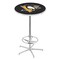 Holland Bar Stool Co 42" Chrome Pittsburgh Penguins Pub Table L216C4228PitPen - alternate 1